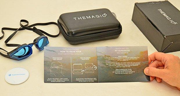 TheMagic5 Blue Magic individuelle Schwimmbrille im Test - Einfache Bestellung und Gesichts-Scan per App