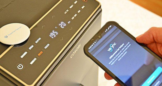 Cosori 6.4-Liter Dual Blaze Smart Heißluftfritteuse im Test - Bequeme App-Steuerung