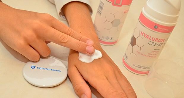 Medical Beauty Cosmetics Bio Hyaluron Creme im Test - Zieht schnell in die Haut ein; enorm langanhaltende Wirkung