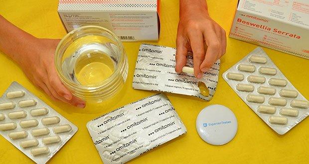 amitamin Boswellia Serrata im Test - Besonders hoher Anteil an Boswelliasäuren