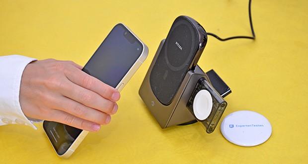 PITAKA MagEZ Slider 2 Ladestation & Powerbank fĂĽr iPhone im Test - Intelligente Erinnerungsfunktion bei niedrigem Batteriestand