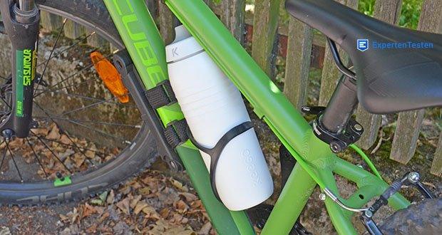 KEEGO Elastisches Titan Trinklasche 750ml weiß im Test - Vielfältige Einsatzmöglichkeiten: Perfekt für diverse Sportarten