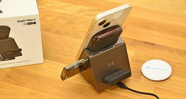 PITAKA MagEZ Slider 2 Ladestation & Powerbank fĂĽr iPhone im Test - Eingebauter Sicherheitssensor gegen Ăśberhitzung