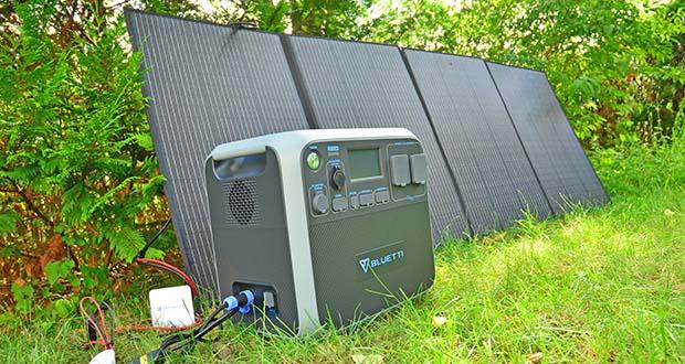 BLUETTI AC200P Solaranlage mit PV350 Stromgenerator Solar-Kit im Test - Kostengünstige Energieversorgung