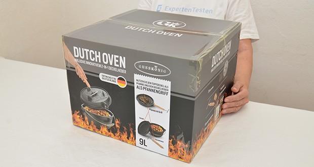 GUSSKÖNIG Dutch Oven 9L Set im Test - Entwickelt in Deutschland