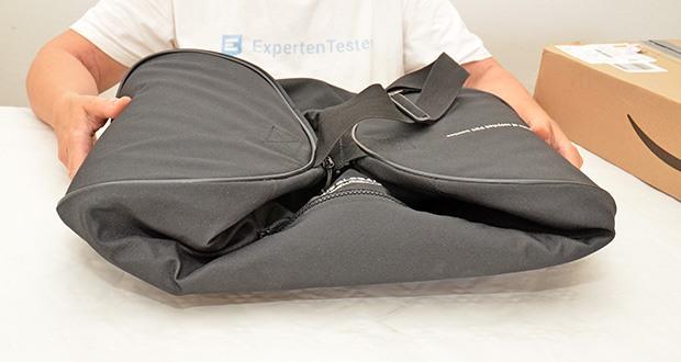 The Global Project Recycelte Reisetasche im Test - Umweltfreundliches Material