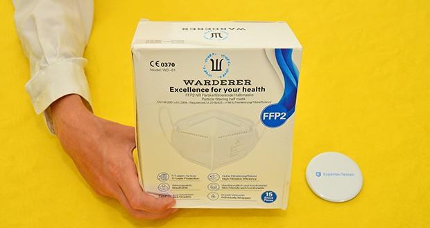 W WARDERER Premium FFP2 Maske Weiss im Test - FĂĽr privaten und gewerblichen Gebrauch