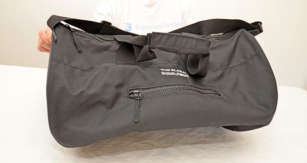 The Global Project Recycelte Reisetasche im Test - Faltbares Design
