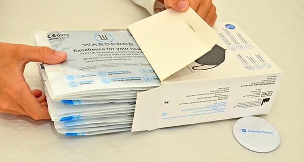W WARDERER Premium FFP2 Maske Schwarz im Test - Erfüllt PSA Verordnung (EU) 2016/425
