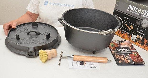 GUSSKÖNIG Dutch Oven 9L Set im Test - Umfangreiches Zubehör