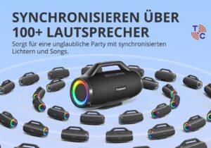 Bang Max Party-Lautsprecher von Tronsmart - Koppelbar mit 100+ Lautsprechern