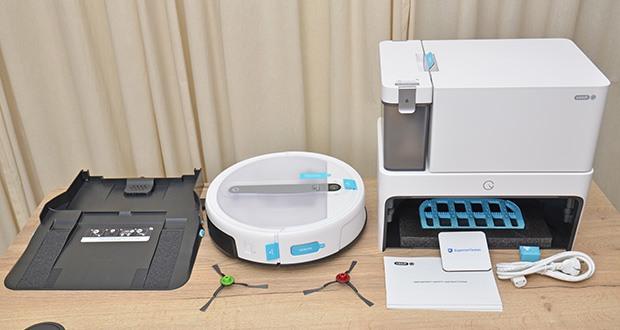 yeedi cube Saug- und Wischroboter mit Absaugstation im Test - Umfangreicher Lieferumfang