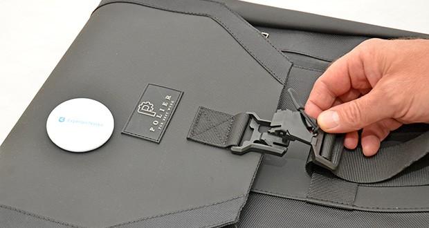 POLIER Wanderrucksack Arbeitsrucksack im Test - Magnetischer Verschluss