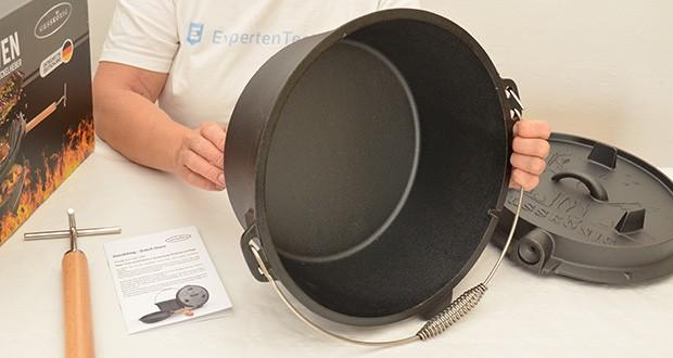 GUSSKÖNIG Dutch Oven 9L Set im Test - Erstklassige Gusseisen-Qualität