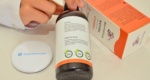 Biovallue Vitamin C Serum im Test - Vegan und bio-zertifiziert