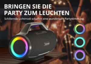 Bang Max Party-Lautsprecher von Tronsmart - Variabel einstellbare Beleuchtungsmodi