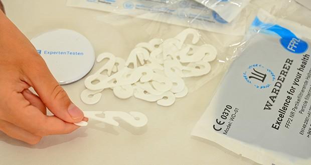 W WARDERER Premium FFP2 Maske Schwarz im Test - Inklusive Maskenhalter