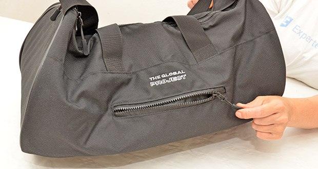 The Global Project Recycelte Reisetasche im Test - Easy Pocket-System integriert