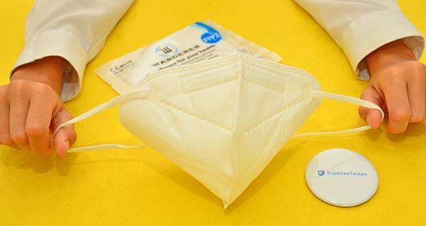 W WARDERER Premium FFP2 Maske Weiss im Test - ReiĂźfest durch festen SchweiĂźpunkt