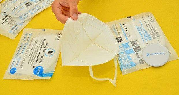 W WARDERER Premium FFP2 Maske Weiss im Test - Effizientes 5-Lagen Filtersystem