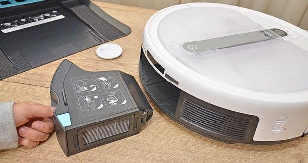 yeedi cube Saug- und Wischroboter mit Absaugstation im Test - Einfache Wartung und Reinigung