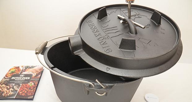 GUSSKÖNIG Dutch Oven 9L Set im Test - 100% Dicht