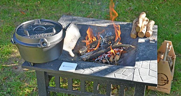GUSSKÖNIG Dutch Oven 9L Set im Test - Outdoor-Cooking geeignet