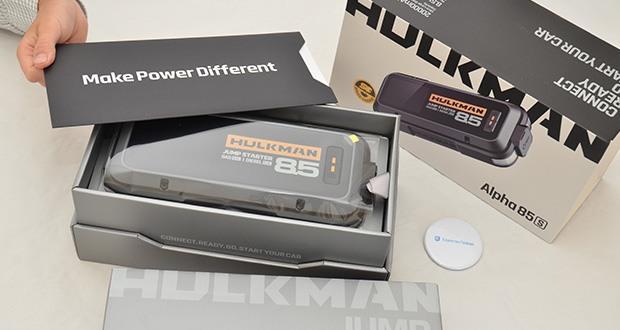 HULKMAN Alpha 85S Starthilfe im Test - Kompatibel mit Van und PKW