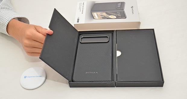 pitaka MagEZ Hülle für Pixel Fold Schwarz/Grau im Test - Robuste 600D Aramidfaser