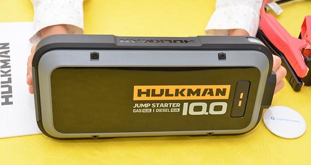 HULKMAN Alpha 100 Starthilfe im Test - Große 32000mAh Batteriekapazität