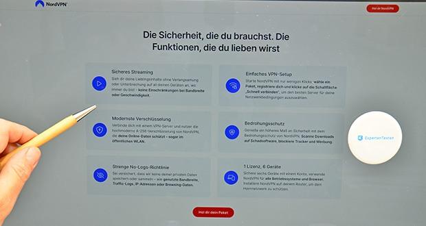 NordVPN im Test - Modernste A-256-Verschlüsselung