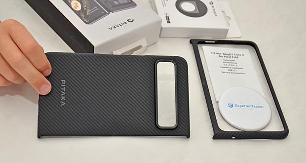 pitaka MagEZ Hülle für Pixel Fold Schwarz/Grau im Test - Einzigartige 3D Textur