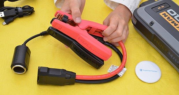 HULKMAN Alpha 100 Starthilfe im Test - Adapter fĂĽr ZigarettenanzĂĽnder