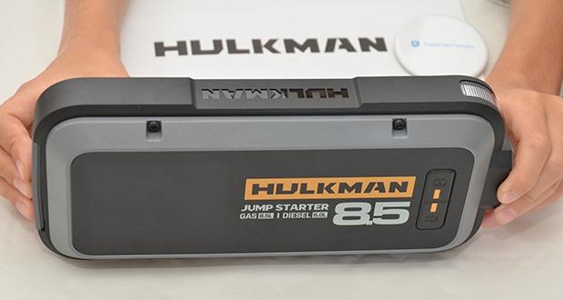 HULKMAN Alpha 85S Starthilfe im Test - Kompakte Abmessungen (23 x 10,3 x 4,6 cm); Gewicht von nur 1,64 kg