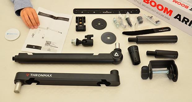 THRONMAX Twist Boom Arm S6 Mikrofon Stand im Test - Strapazierfähiger Stahldesign