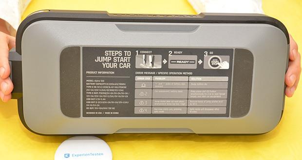 HULKMAN Alpha 100 Starthilfe im Test - Verlässlich bei extremen Temperaturen: -40°C Betriebstemperaturfähigkeit