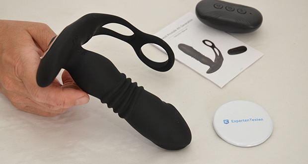 SAUL Doppel-Penisring Prostata Vibrator im Test - Realistische Eichel-Design