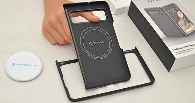 pitaka MagEZ Hülle für Pixel Fold Schwarz/Grau im Test - Superleicht (nur 21,5g)