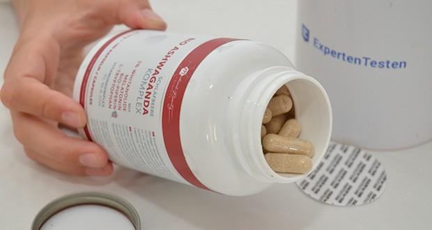 Medical Beauty Cosmetics Bio Ashwagandha Komplex im Test - 180 vegane Kapseln (3-Monats-Vorrat)