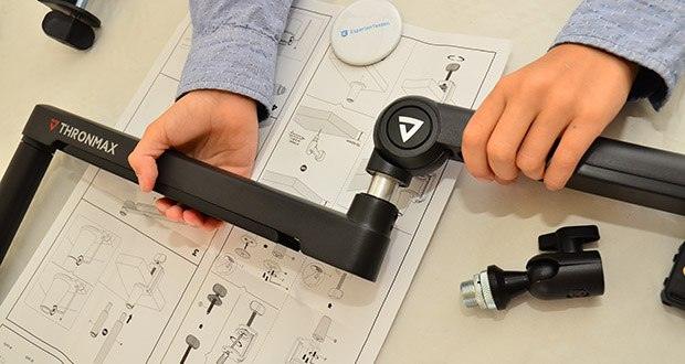 THRONMAX Twist Boom Arm S6 Mikrofon Stand im Test - Flache Bauweise