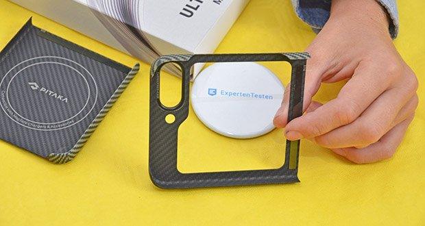 pitaka MagEZ Case 3 Hülle für Galaxy Z Flip5 im Test - Dicke: 0,95 mm