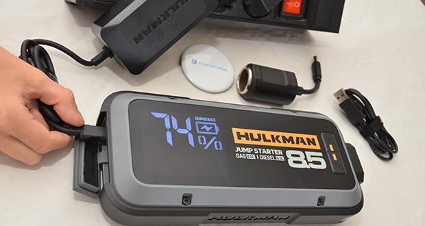 HULKMAN Alpha 85S Starthilfe im Test - Effizientes SC 65W Ladegerät inklusive