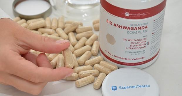 Medical Beauty Cosmetics Bio Ashwagandha Komplex im Test - Beeinflusst Schlafqualität, Fördert Serotoninproduktion