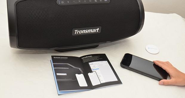 Tronsmart Bang Max Bluetooth Outdoor Lautsprecher im Test - Intuitive App-Steuerung