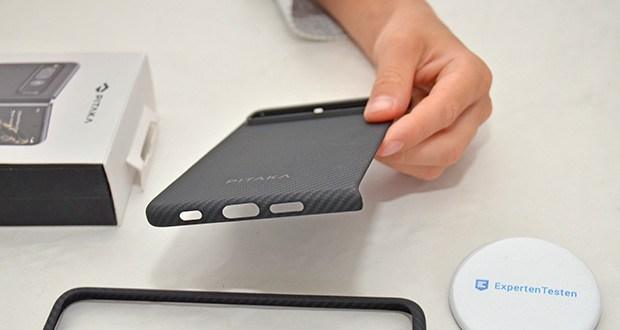 pitaka MagEZ Hülle für Pixel Fold Schwarz/Grau im Test - Präzise Ausschnitte, einfacher Zugang zu Tasten