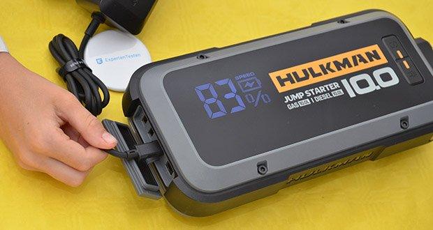 HULKMAN Alpha 100 Starthilfe im Test - Inklusive 65W-Wandladegerät