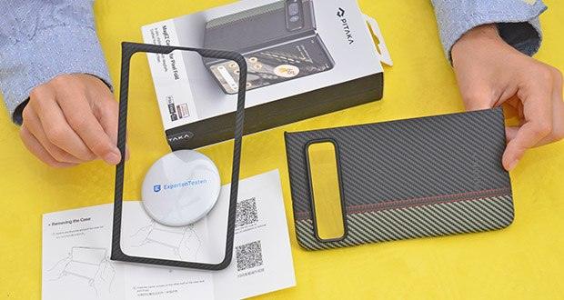 pitaka MagEZ Hülle für Pixel Fold Ouvertüre im Test - Strapazierfähig und langlebig