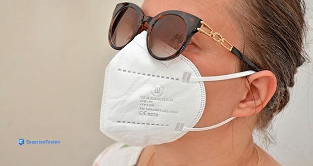 W WARDERER Premium FFP2 Maske Weiss im Test – Filtereffizienz zwischen 98-99.9 %