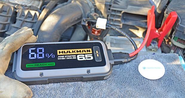HULKMAN Alpha 65 Starthilfe im Test - Sicher gegen Fehlbedienungen