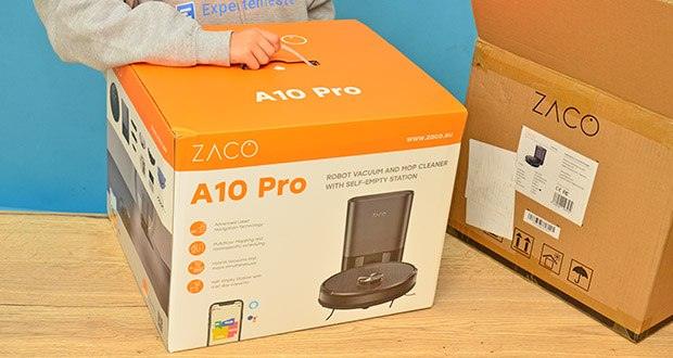 ZACO A10 Pro Saug- Wischroboter mit Absaugstation im Test - Präzise Lasernavigation (LDS LiDAR)